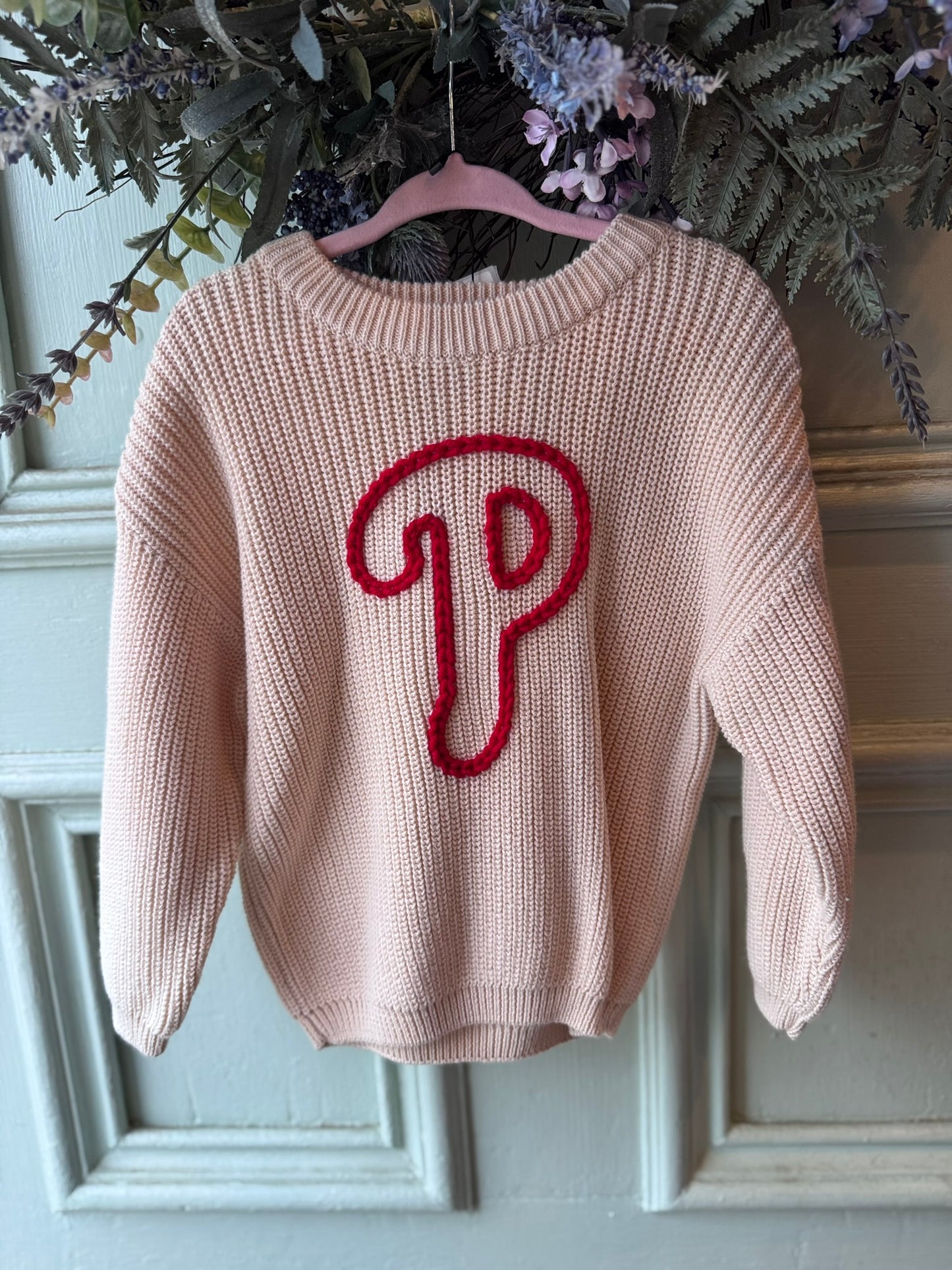 Phillies 'P' Kids Knit Sweater