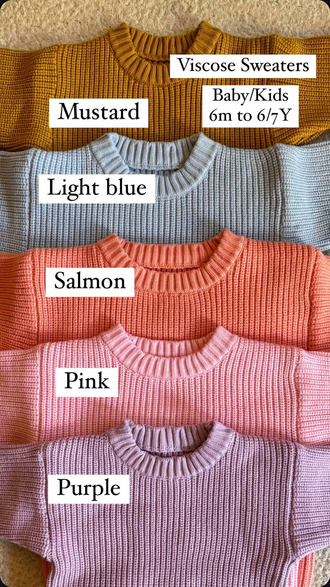 Warm Viscose Baby/Kids Sweater