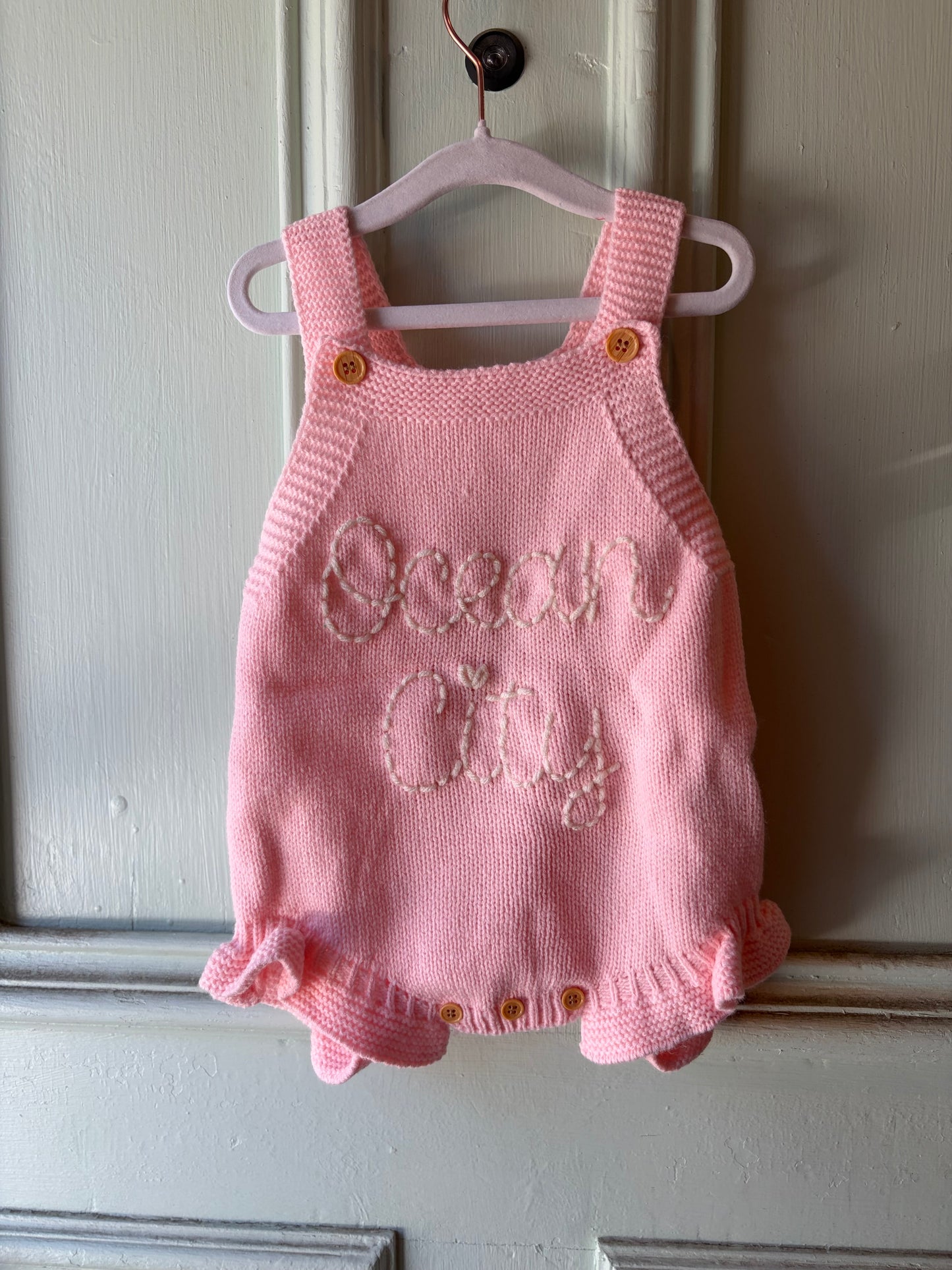 Ocean City Knit Baby Romper