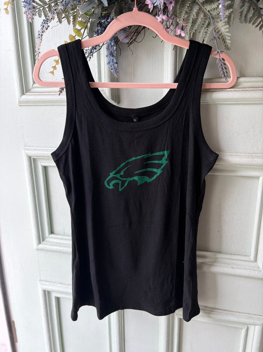 Eagles Hand-Stamped Tank Top