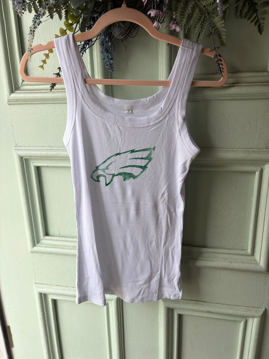 Eagles Hand-Stamped Tank Top