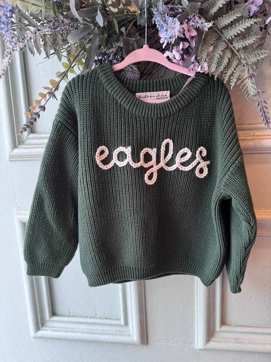 'Eagles' Kids Knit Sweater