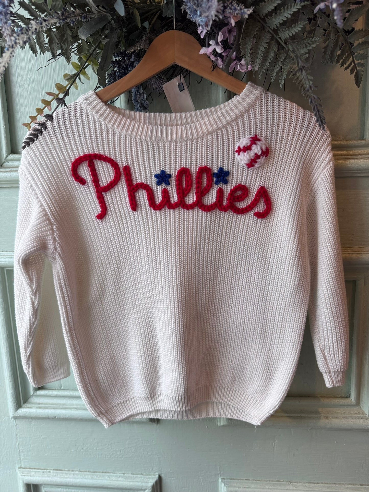 'Phillies' Kids Knit Sweater