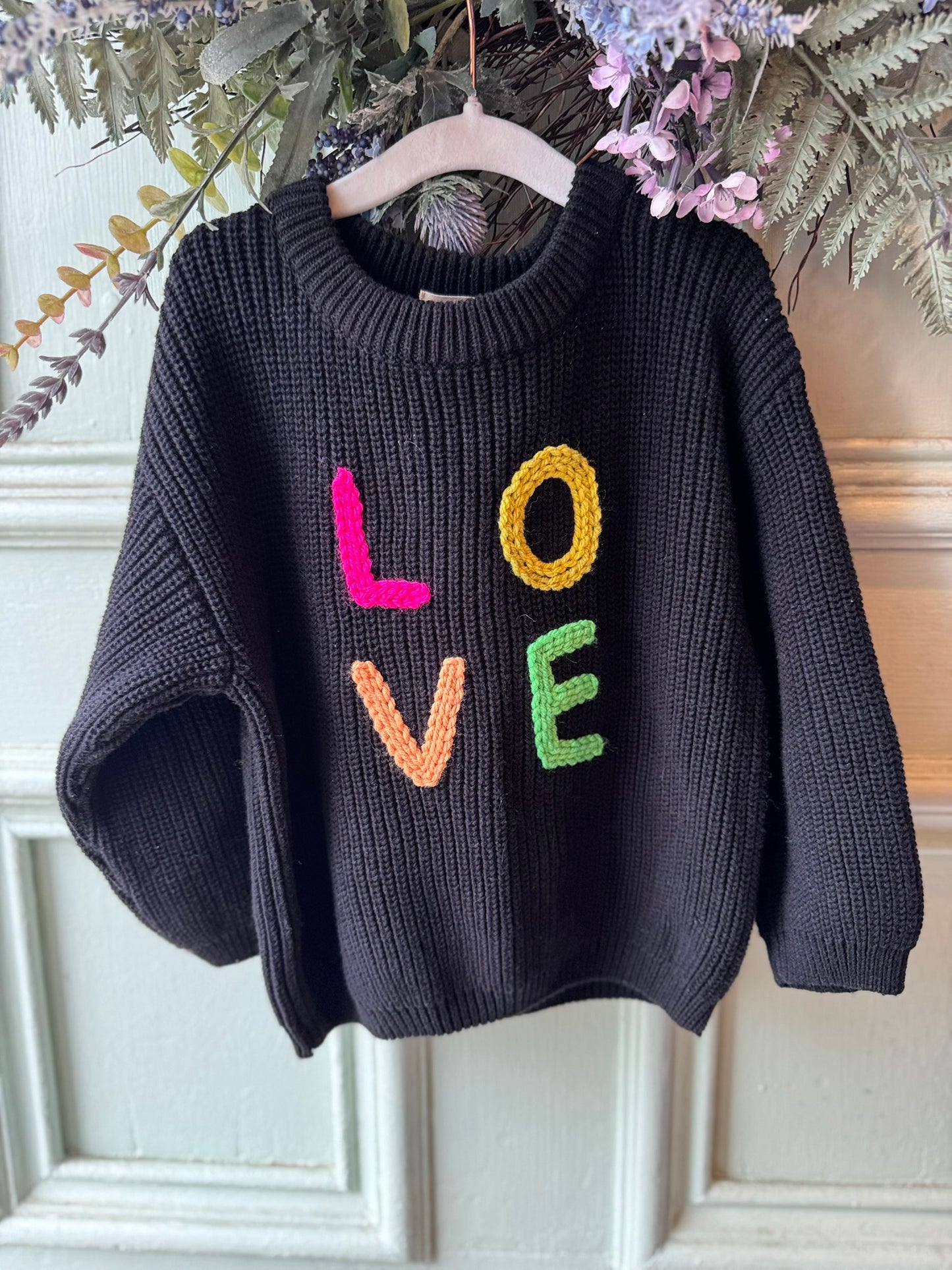 'LOVE' Kids Knit Sweater