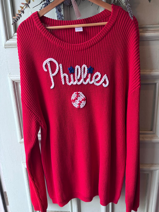 'Phillies' Knit Sweater