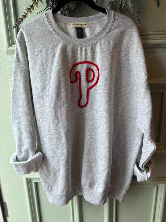 Phillies 'P' Crewneck