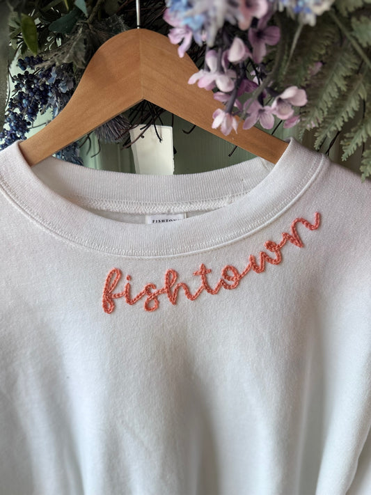 'Fishtown' Crewneck (Coral)