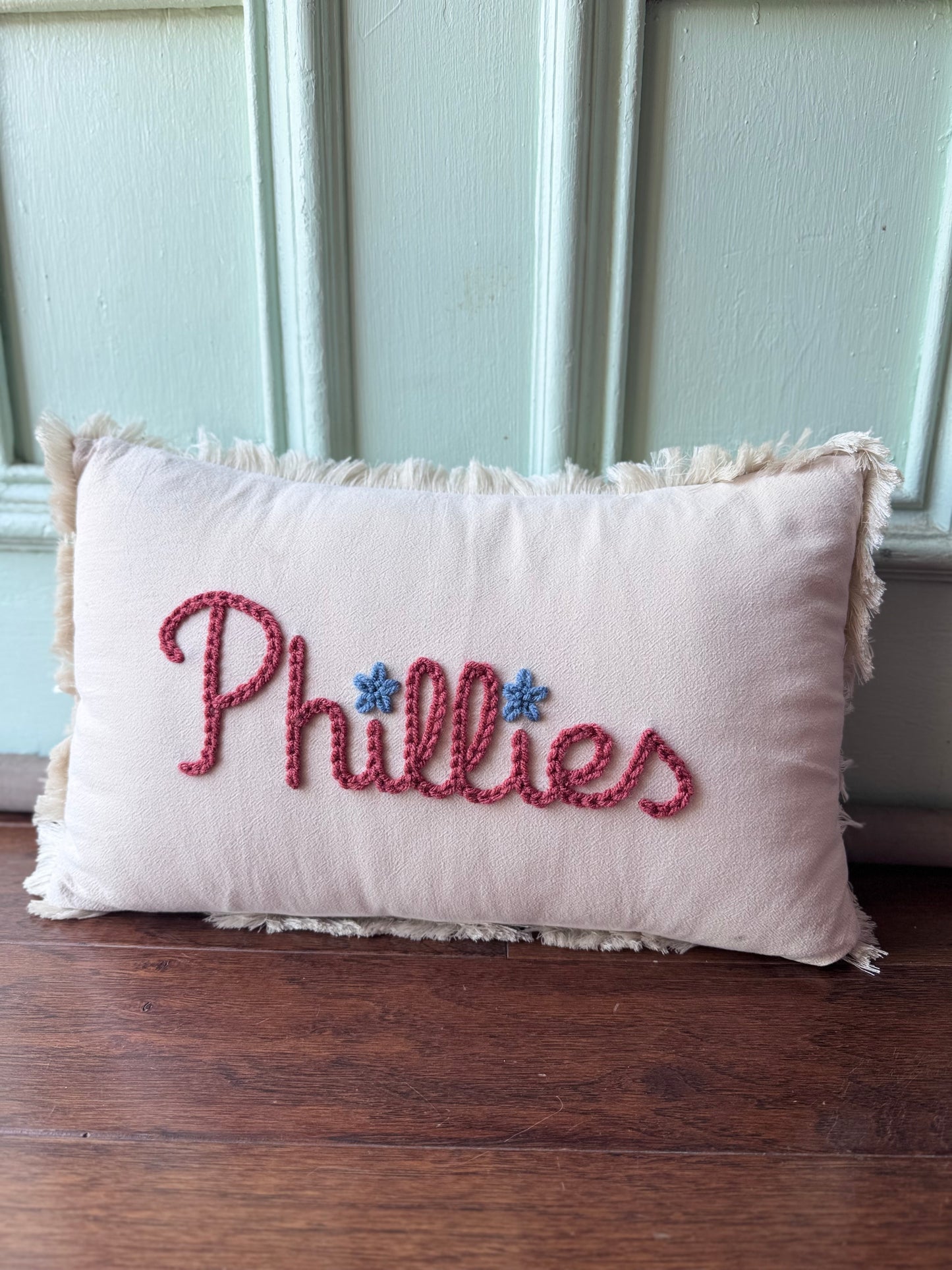 'Phillies' Throw Pillow