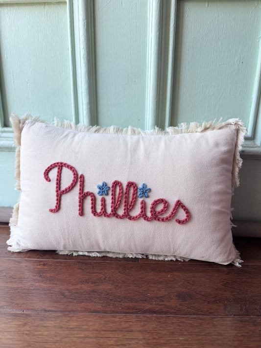 'Phillies' Throw Pillow