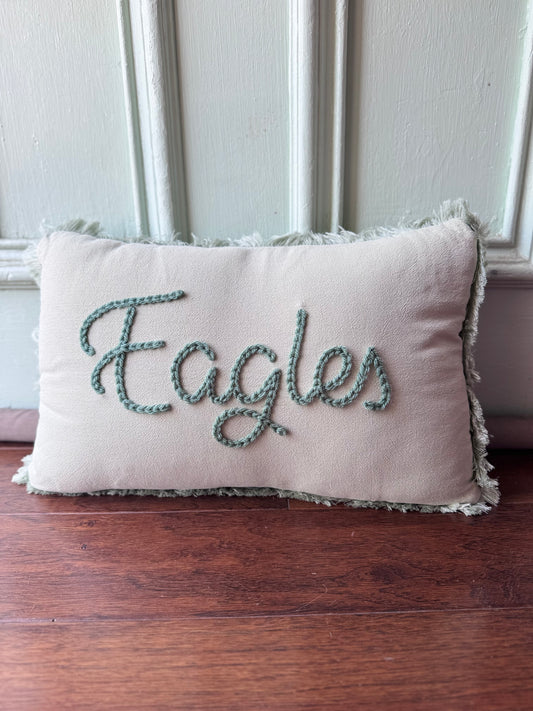 'Eagles' Throw Pillow