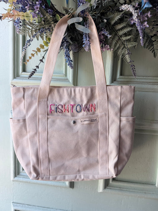 'Fishtown' Canvas Tote Bag