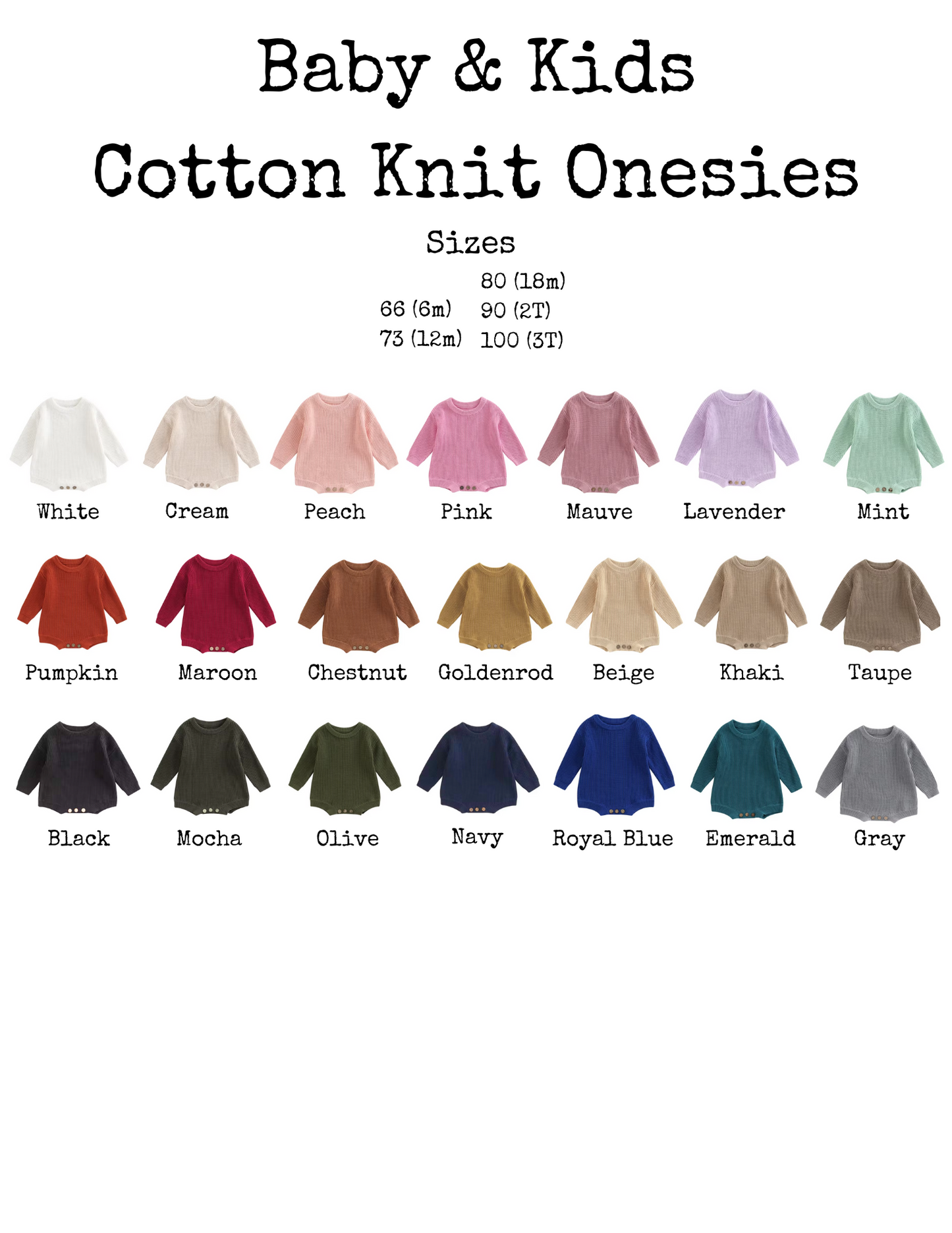 Lightweight Cotton Knit Onesie